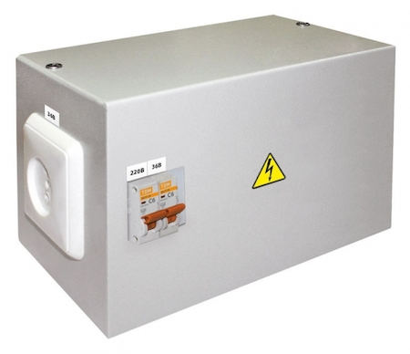 TDM ELECTRIC SQ1601-0005 Ящик с трансформатором понижающим ЯТП-0,25 220/36-2авт. TDM